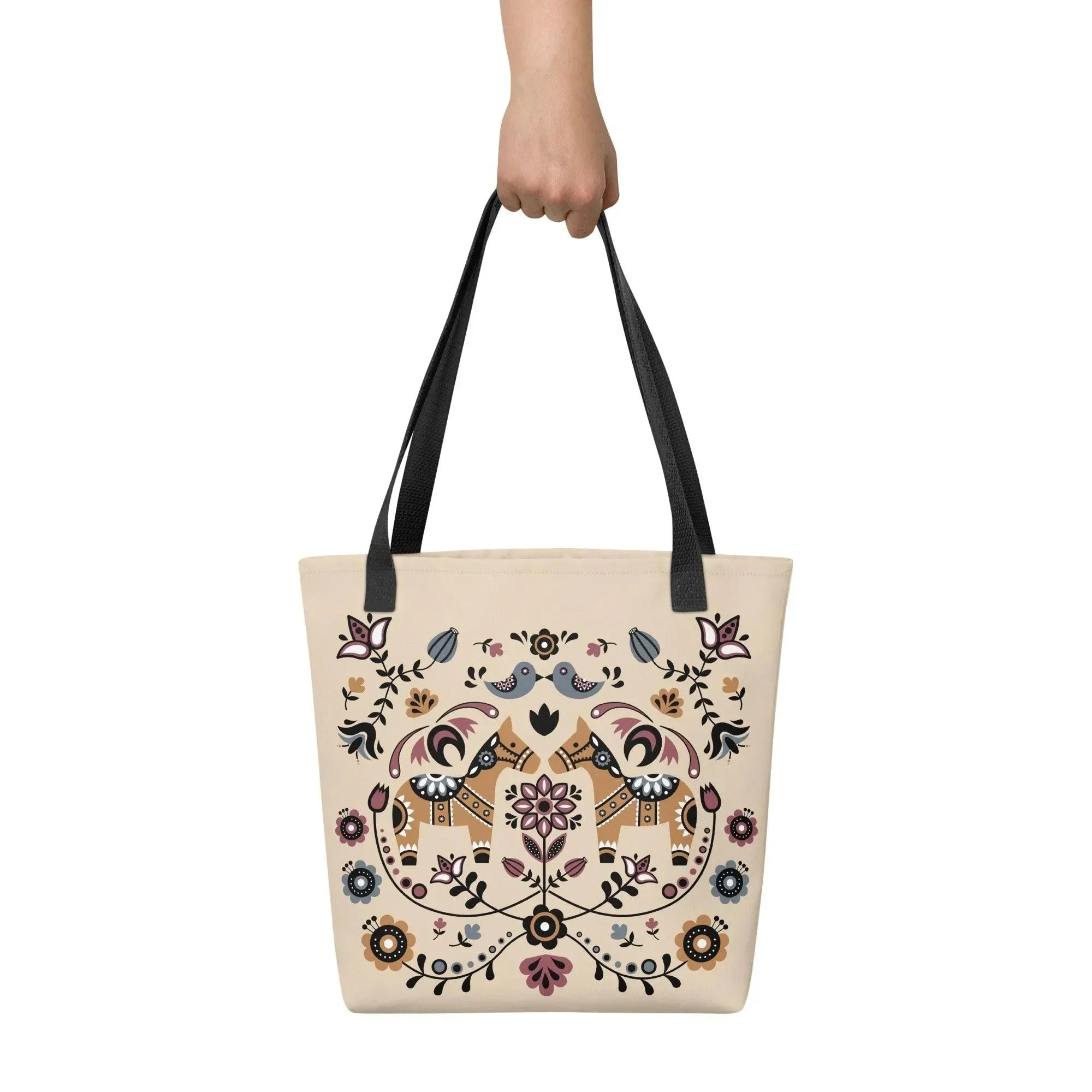 The Global Wanderer Midsommar Dala Horse Tote Bag - Thumbnail 3