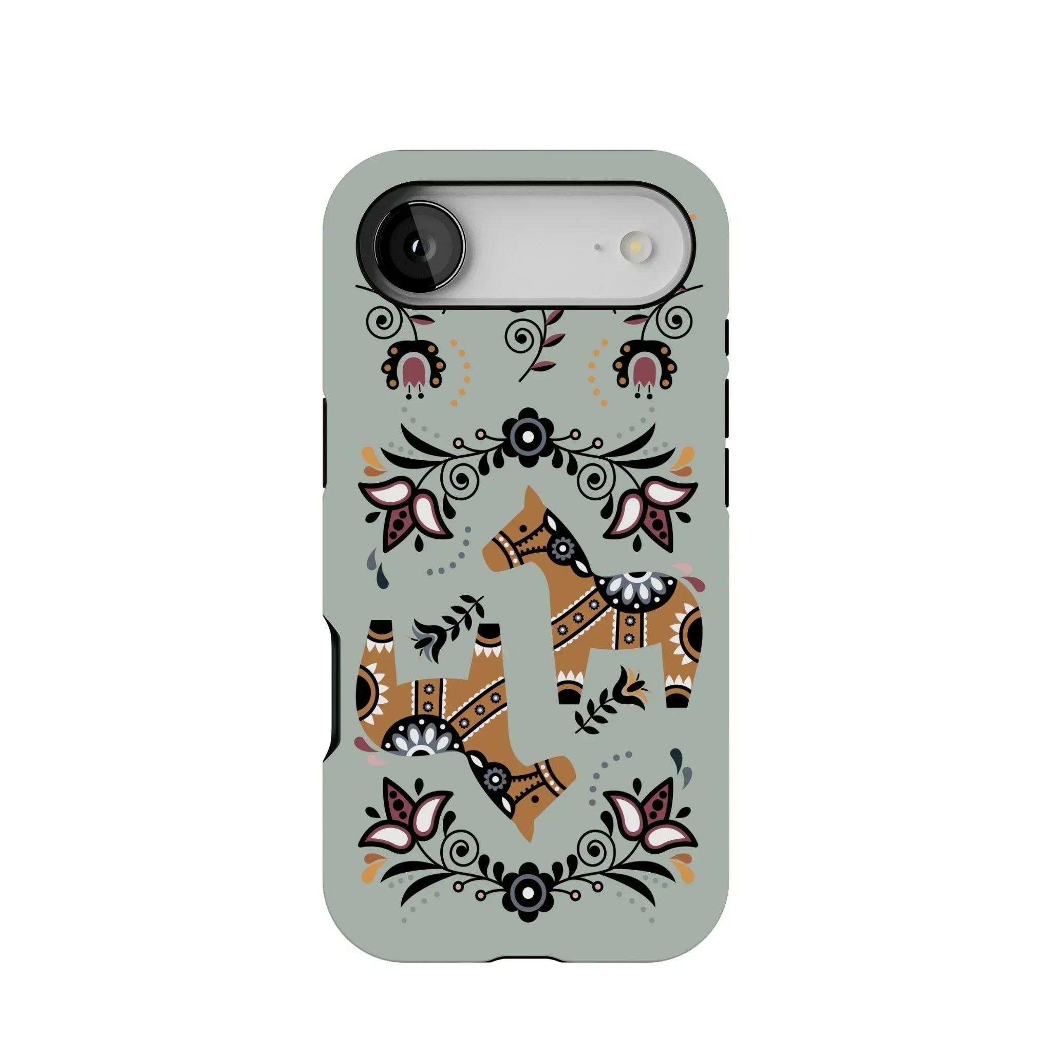 Swedish Dala Horse Tough MagSafe iPhone Case - The Global Wanderer