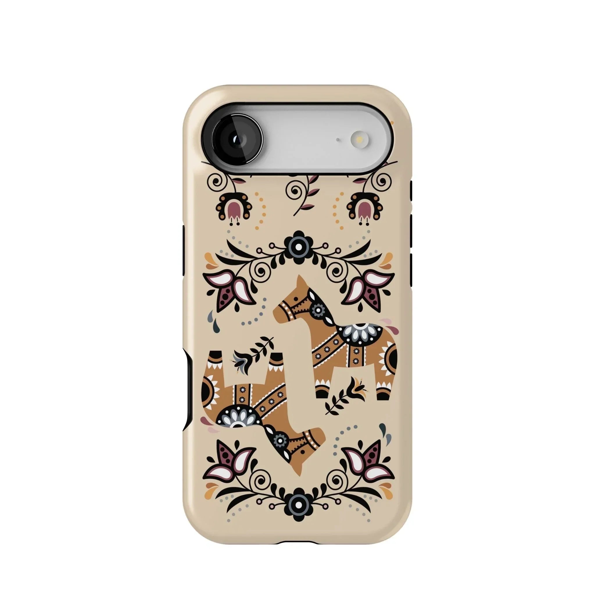 Swedish Dala Horse Tough MagSafe iPhone Case - The Global Wanderer