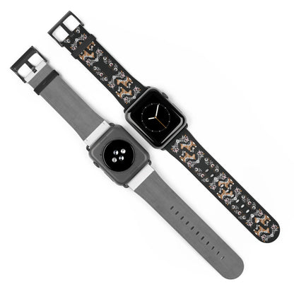 Swedish Dala Horse Watch Band - The Global Wanderer