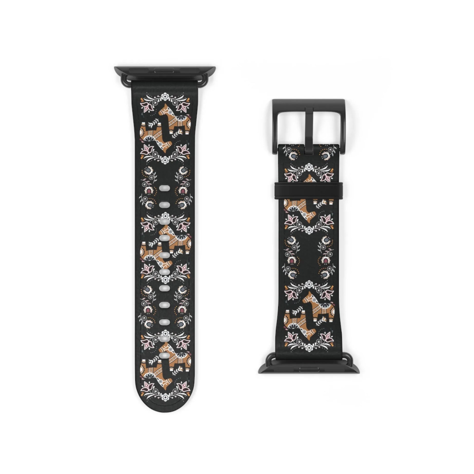 Swedish Dala Horse Watch Band - The Global Wanderer