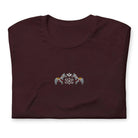 Swedish Gray Dala Horse Embroidered T-Shirt - The Global Wanderer