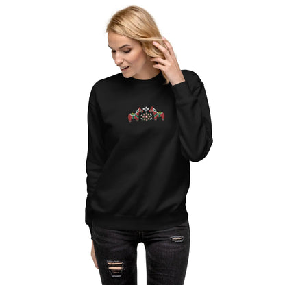 Swedish Red Dala Horse Sweatshirt - Embroidered - The Global Wanderer