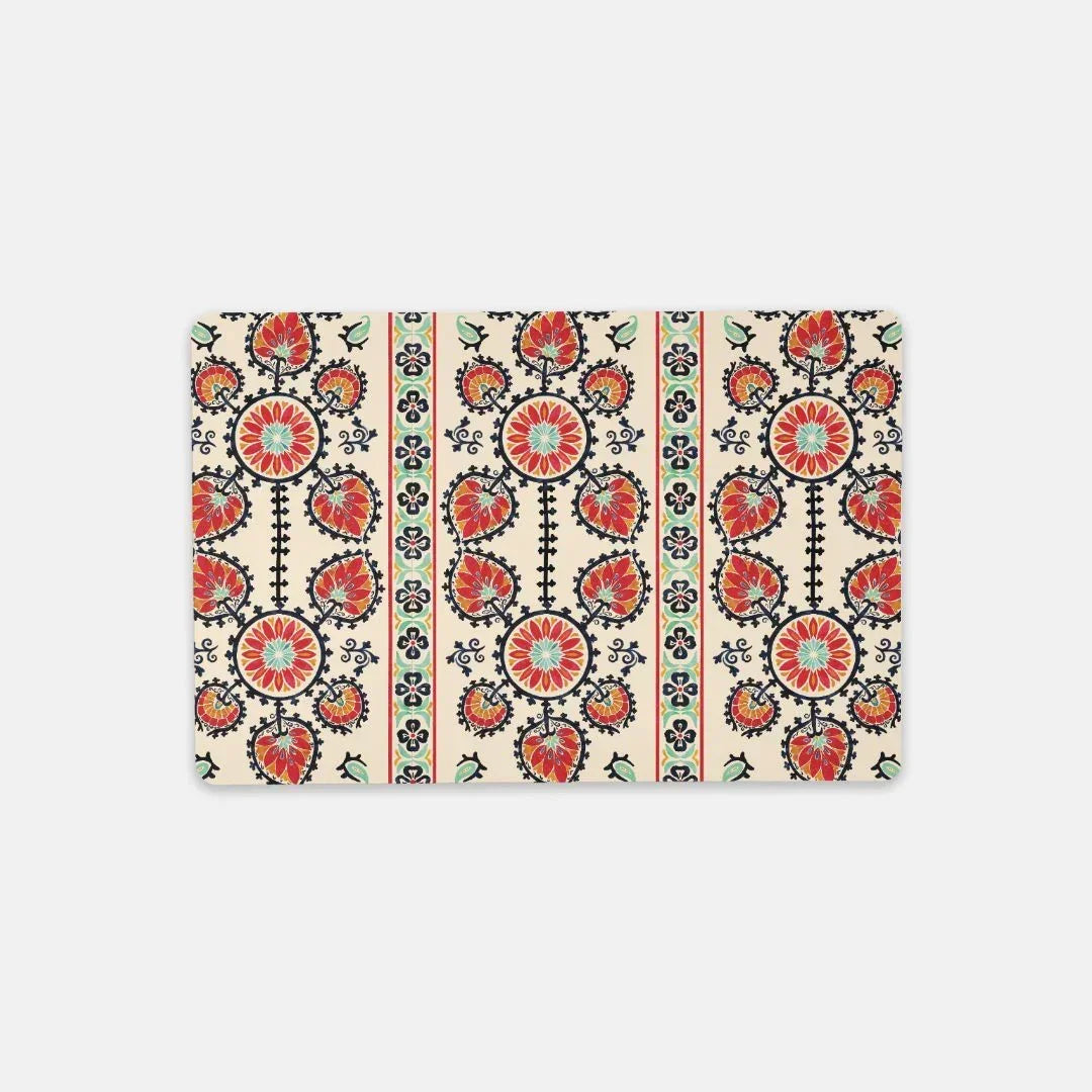 Tashkent Suzani Desk Mat - The Global Wanderer