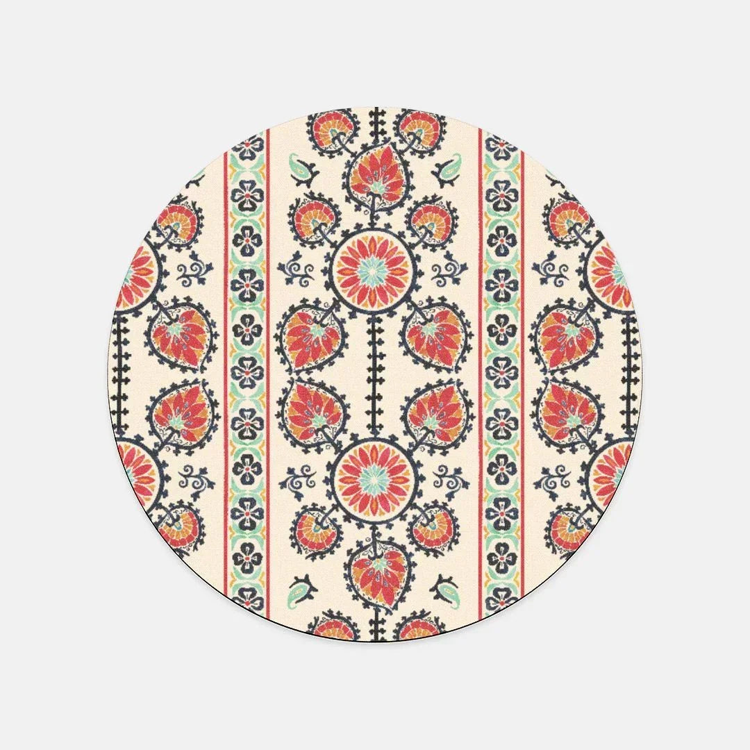 Tashkent Suzani Mouse Pad - The Global Wanderer