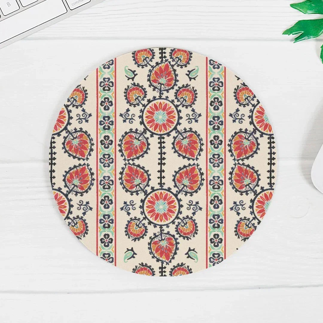 Tashkent Suzani Mouse Pad - The Global Wanderer