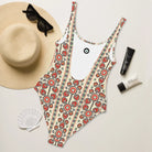 Tashkent Suzani One-Piece Swimsuit - The Global Wanderer