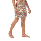 Tashkent Suzani Recycled Swim Trunks - The Global Wanderer