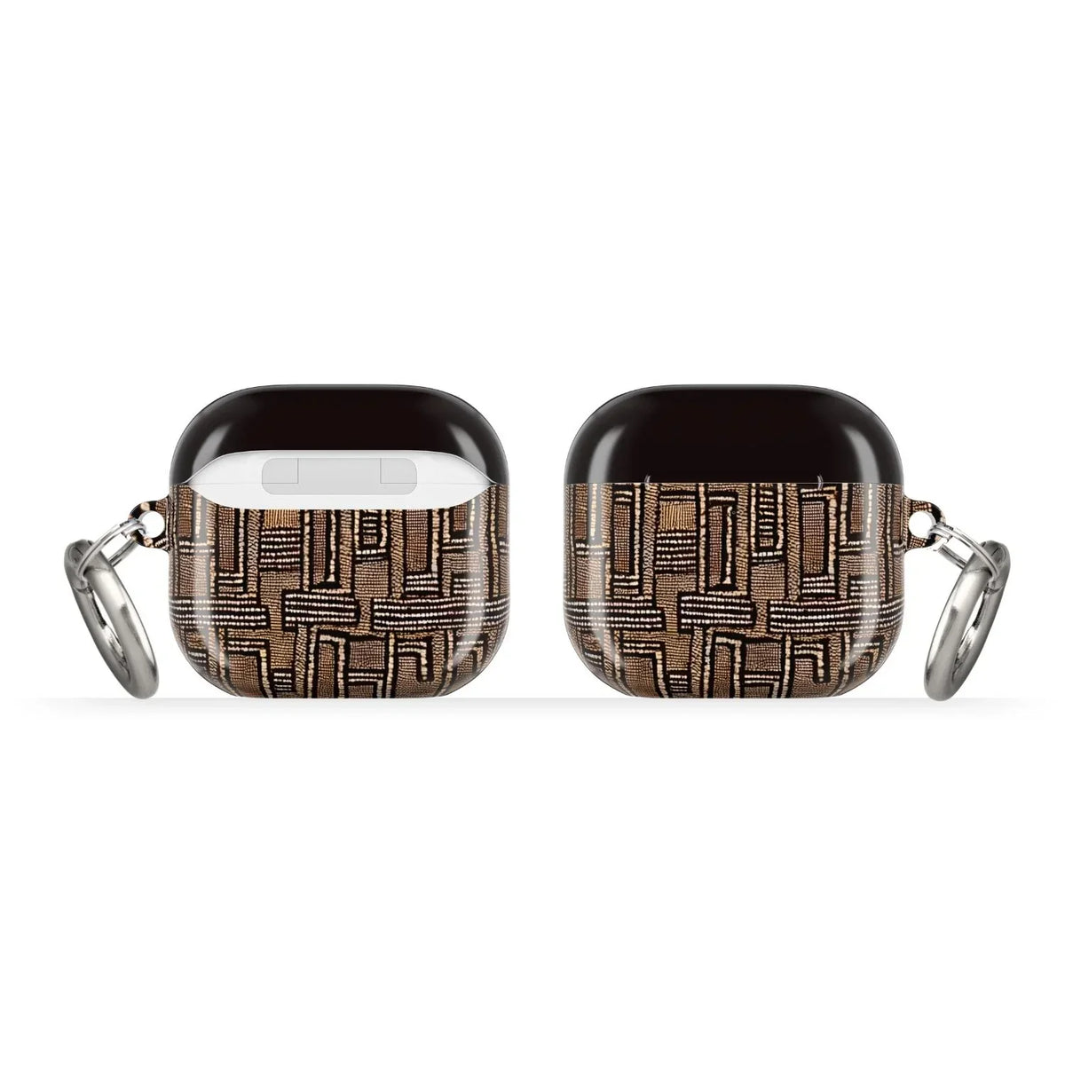 Terra Stripes Mud Cloth AirPods 4 Case - The Global Wanderer