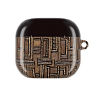Terra Stripes Mud Cloth AirPods 4 Case - The Global Wanderer