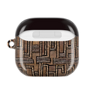 Terra Stripes Mud Cloth AirPods 4 Case - The Global Wanderer