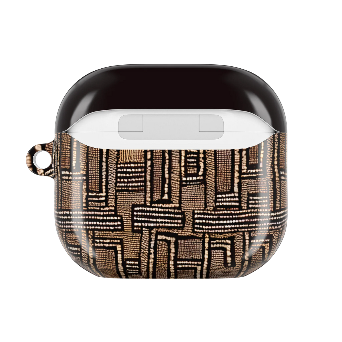 Terra Stripes Mud Cloth AirPods 4 Case - The Global Wanderer