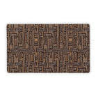 Terra Stripes Mud Cloth Desk Mat - The Global Wanderer