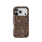 Terra Stripes Mud Cloth Tough MagSafe iPhone Case - The Global Wanderer