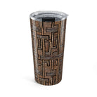 Terra Stripes Mud Cloth Tumbler - The Global Wanderer