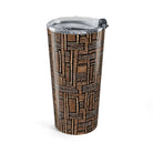 Terra Stripes Mud Cloth Tumbler - The Global Wanderer