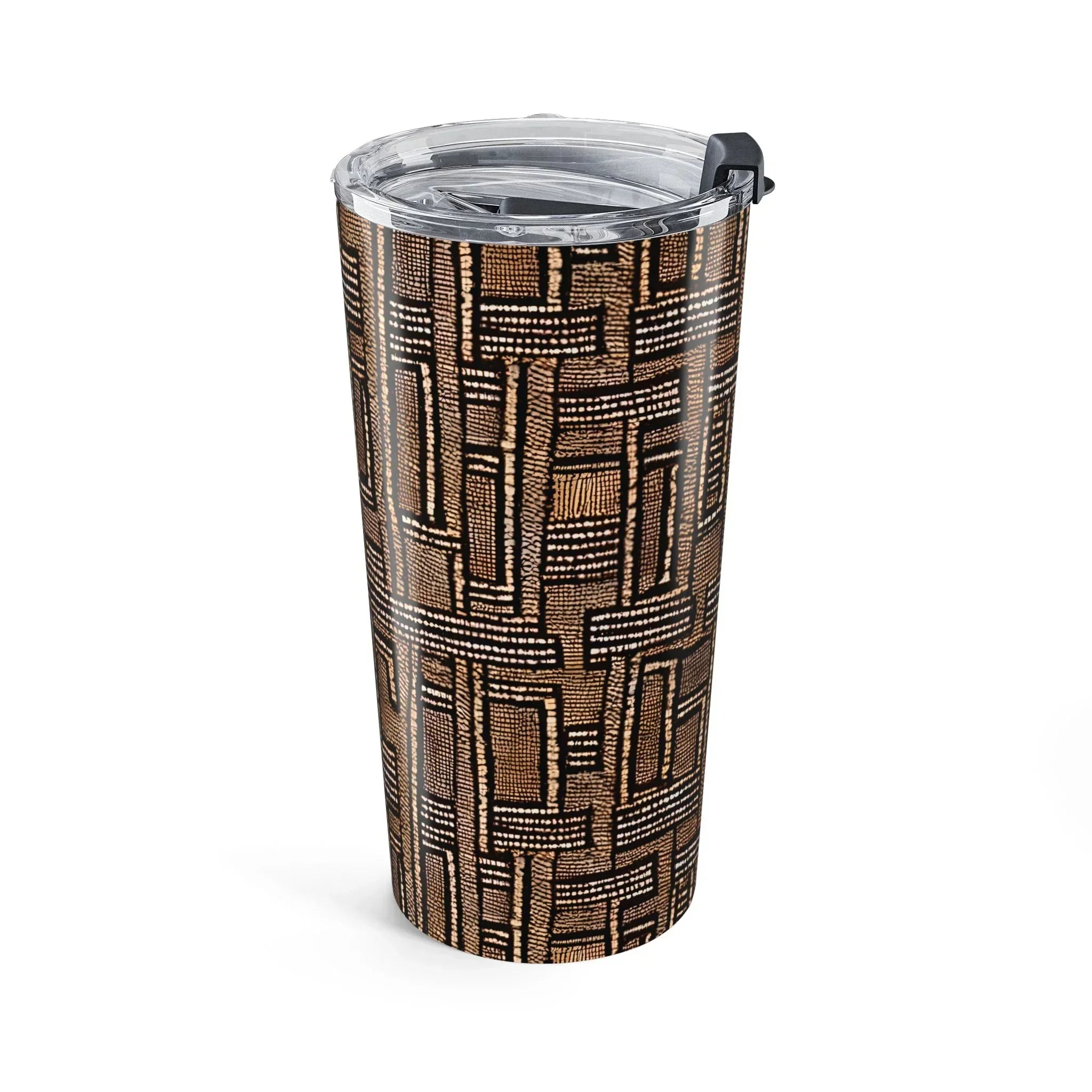 Terra Stripes Mud Cloth Tumbler - The Global Wanderer