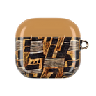 Timbuktu Gold Mud Cloth AirPods 4 Case - The Global Wanderer