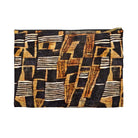 Timbuktu Gold Mud Cloth Flat Pouch - The Global Wanderer