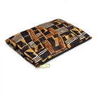 Timbuktu Gold Mud Cloth Flat Pouch - The Global Wanderer