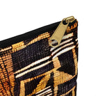 Timbuktu Gold Mud Cloth Flat Pouch - The Global Wanderer