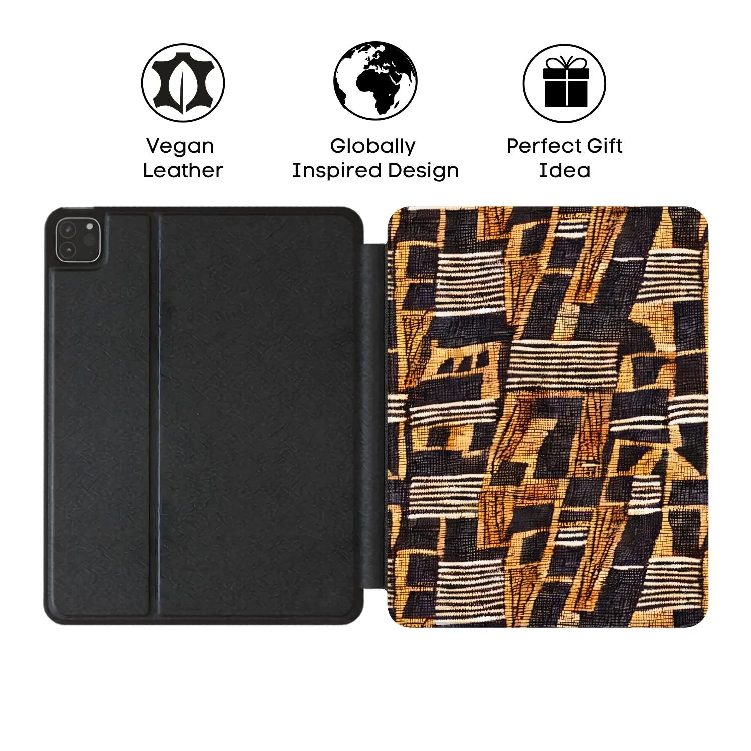 Timbuktu Gold Mud Cloth iPad Case - The Global Wanderer