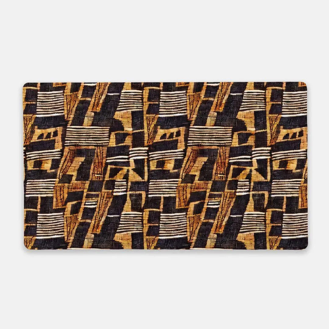 Malian Mud Cloth Print Desk Mat - The Global Wanderer