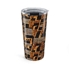 Timbuktu Gold Mud Cloth Tumbler - The Global Wanderer