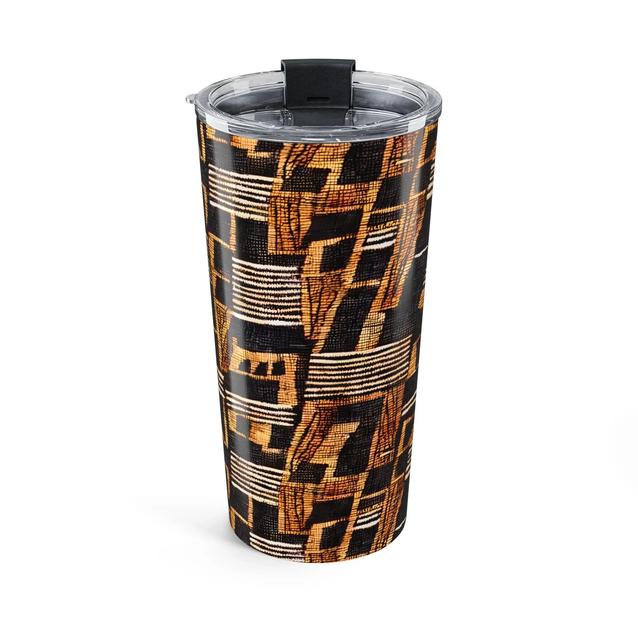Timbuktu Gold Mud Cloth Tumbler - The Global Wanderer