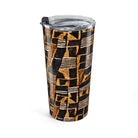 Timbuktu Gold Mud Cloth Tumbler - The Global Wanderer