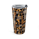 Timbuktu Gold Mud Cloth Tumbler - The Global Wanderer
