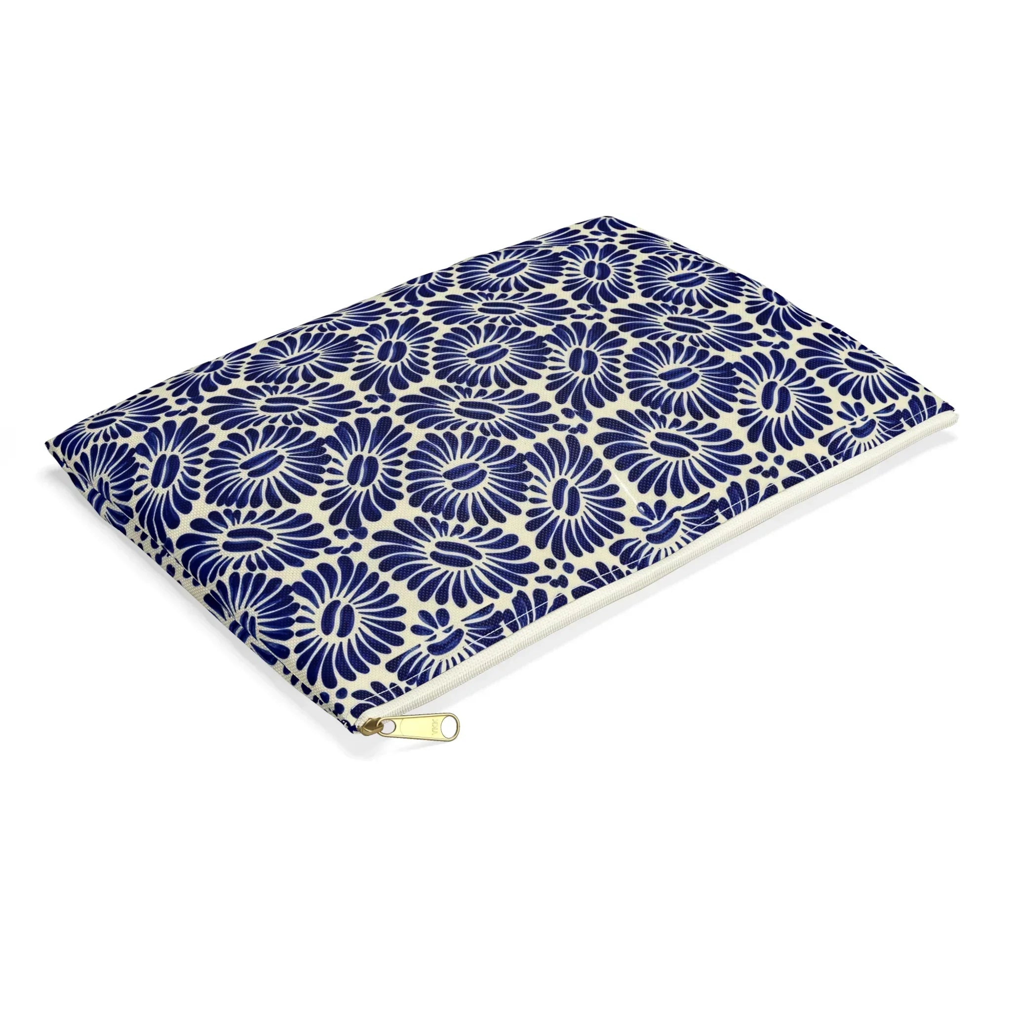 Tlaxcala Talavera Tile Flat Pouch - The Global Wanderer