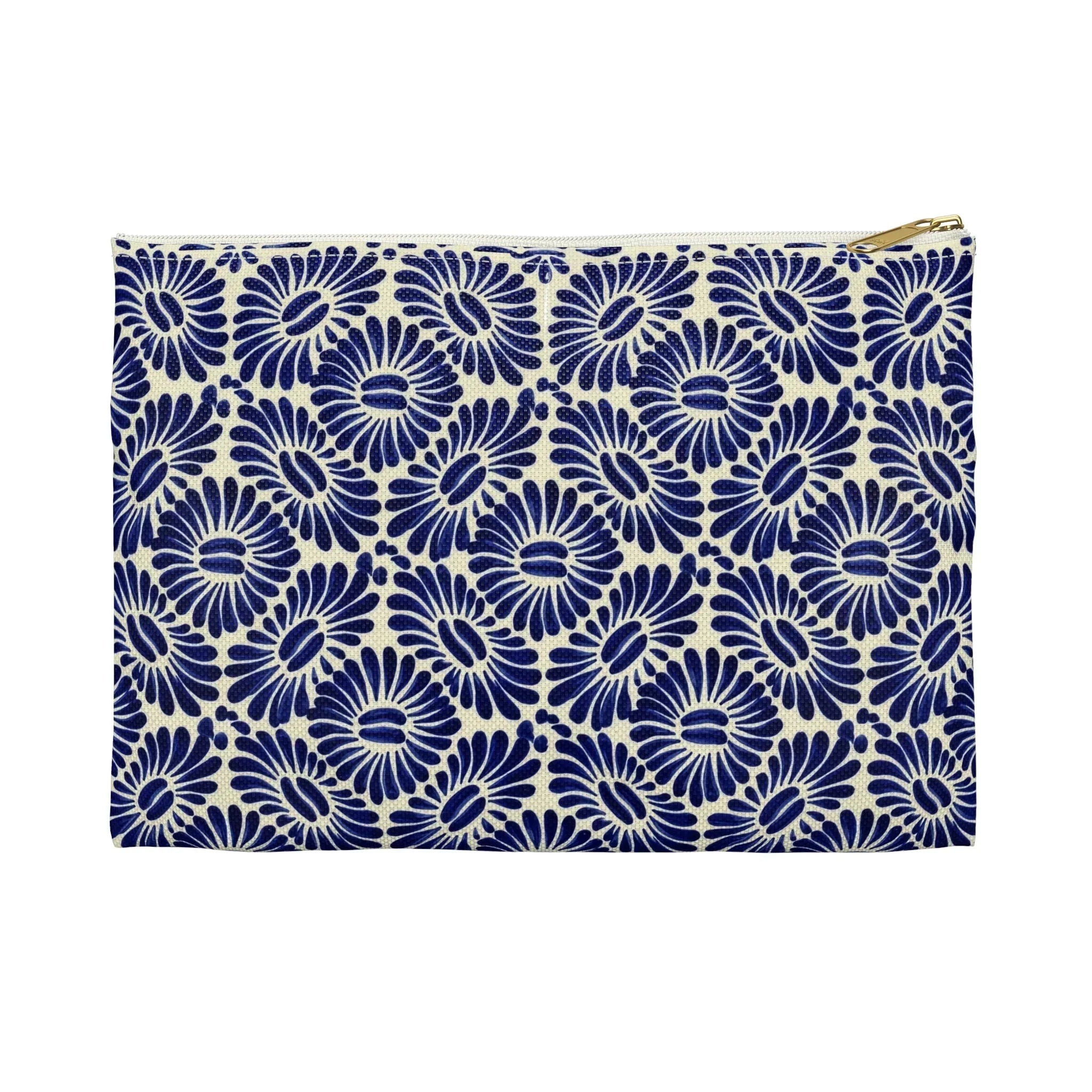 Tlaxcala Talavera Tile Flat Pouch - The Global Wanderer