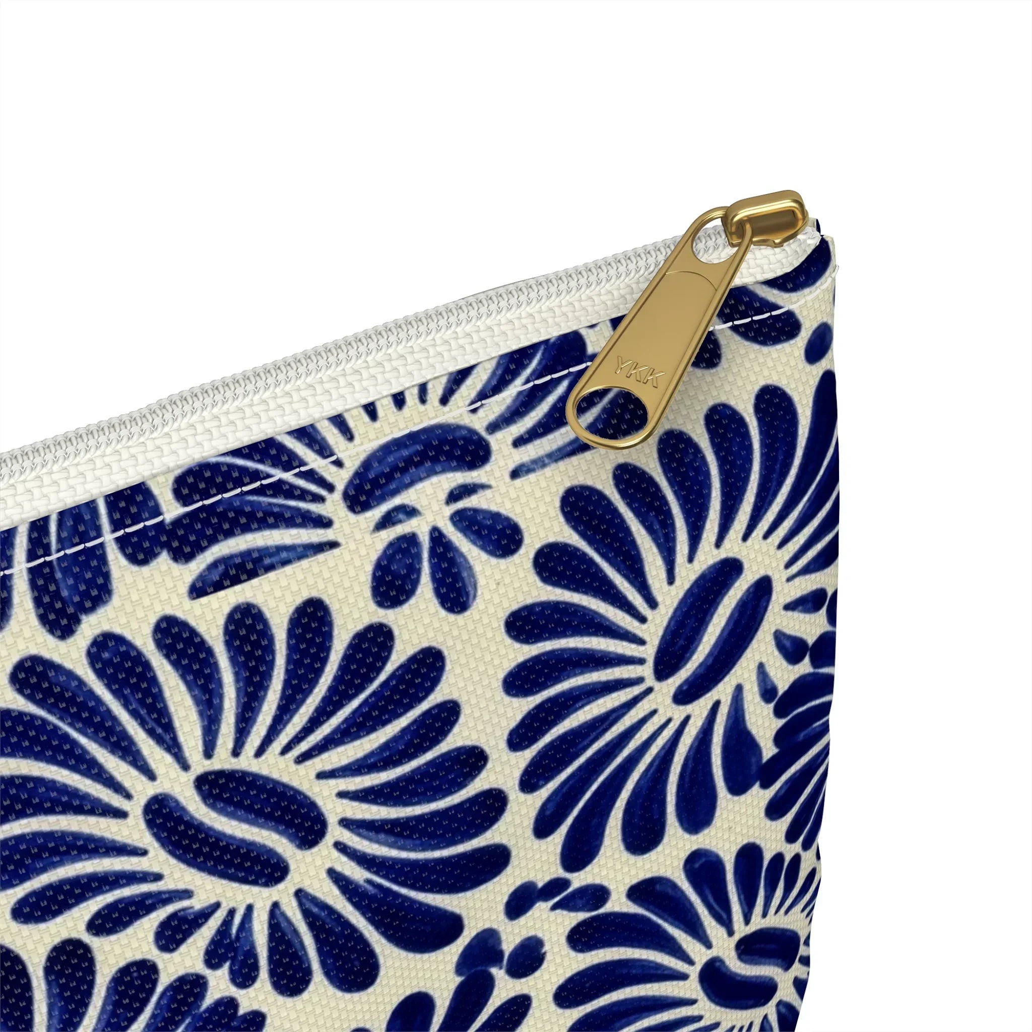 Tlaxcala Talavera Tile Flat Pouch - The Global Wanderer