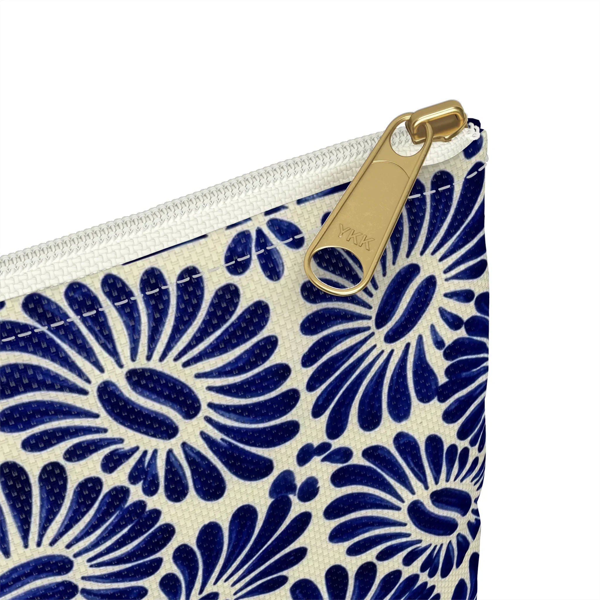 Tlaxcala Talavera Tile Flat Pouch - The Global Wanderer