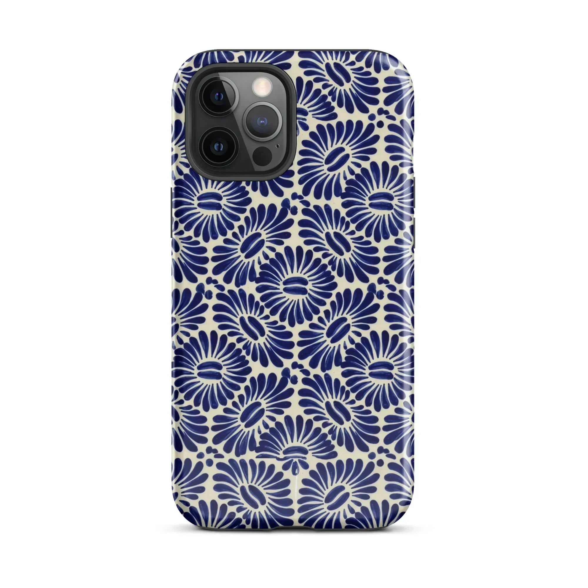 Tlaxcala Talavera Tile MagSafe iPhone Case - The Global Wanderer