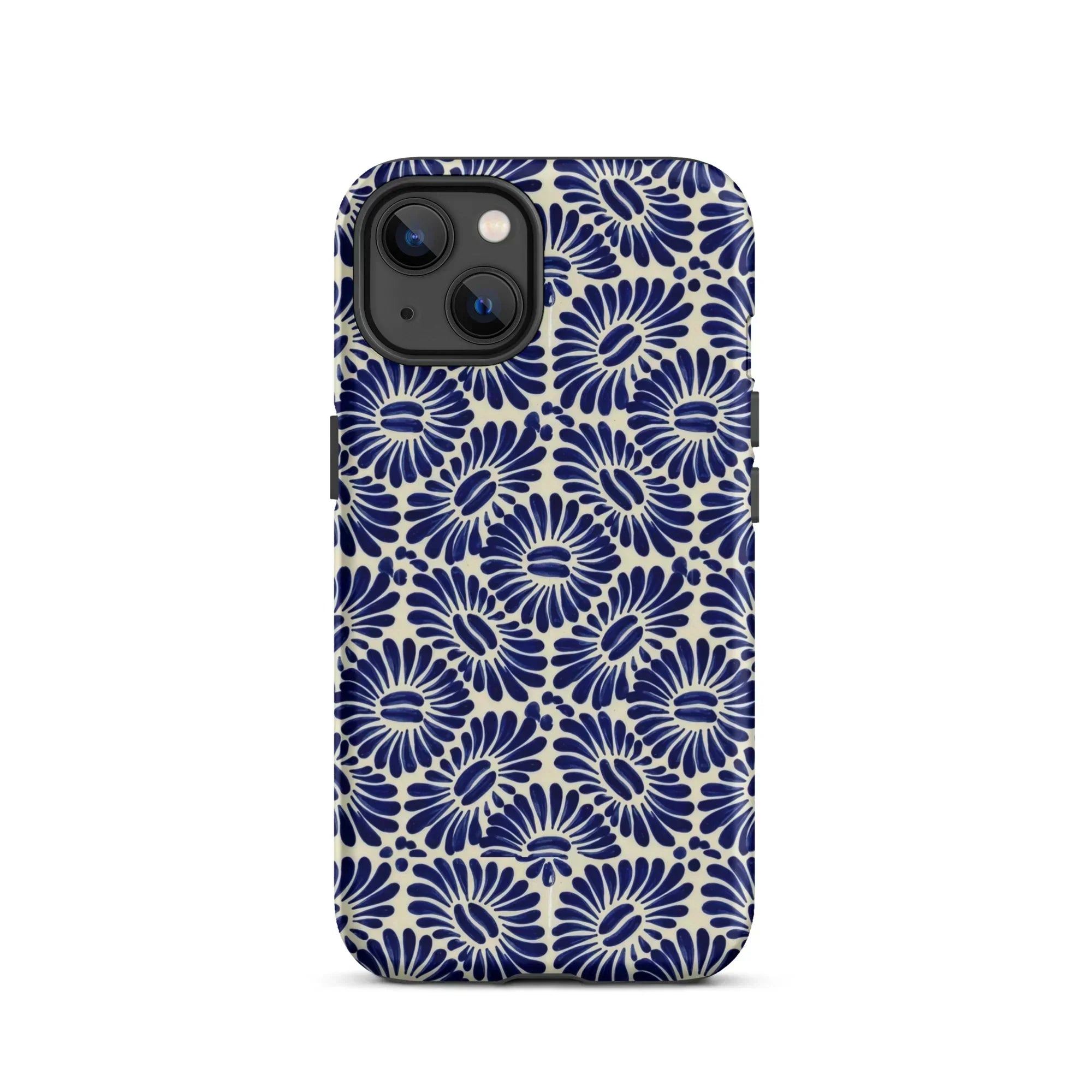 Tlaxcala Talavera Tile MagSafe iPhone Case - The Global Wanderer