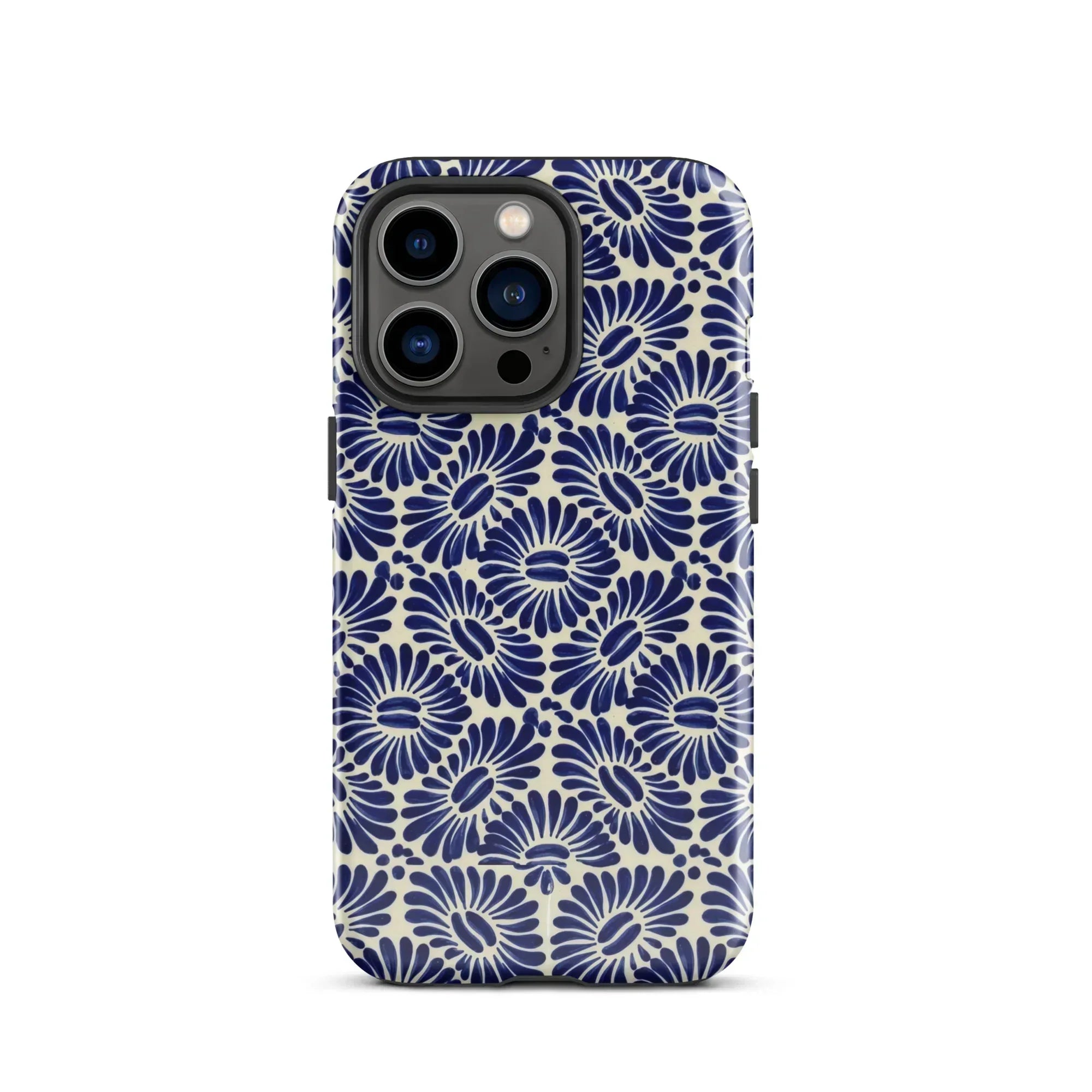 Tlaxcala Talavera Tile MagSafe iPhone Case - The Global Wanderer
