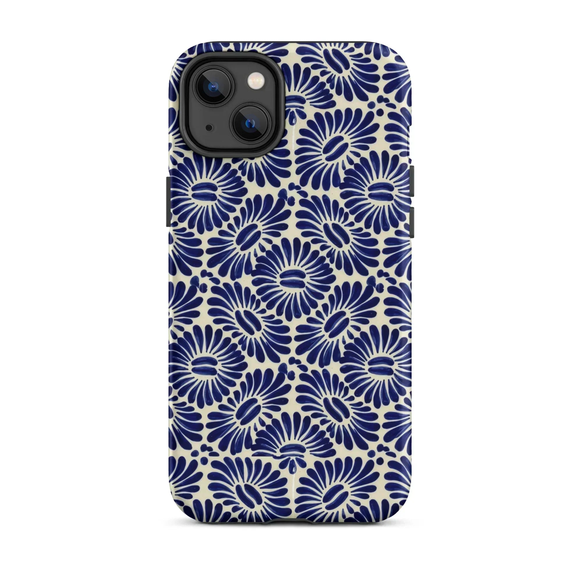 Tlaxcala Talavera Tile MagSafe iPhone Case - The Global Wanderer