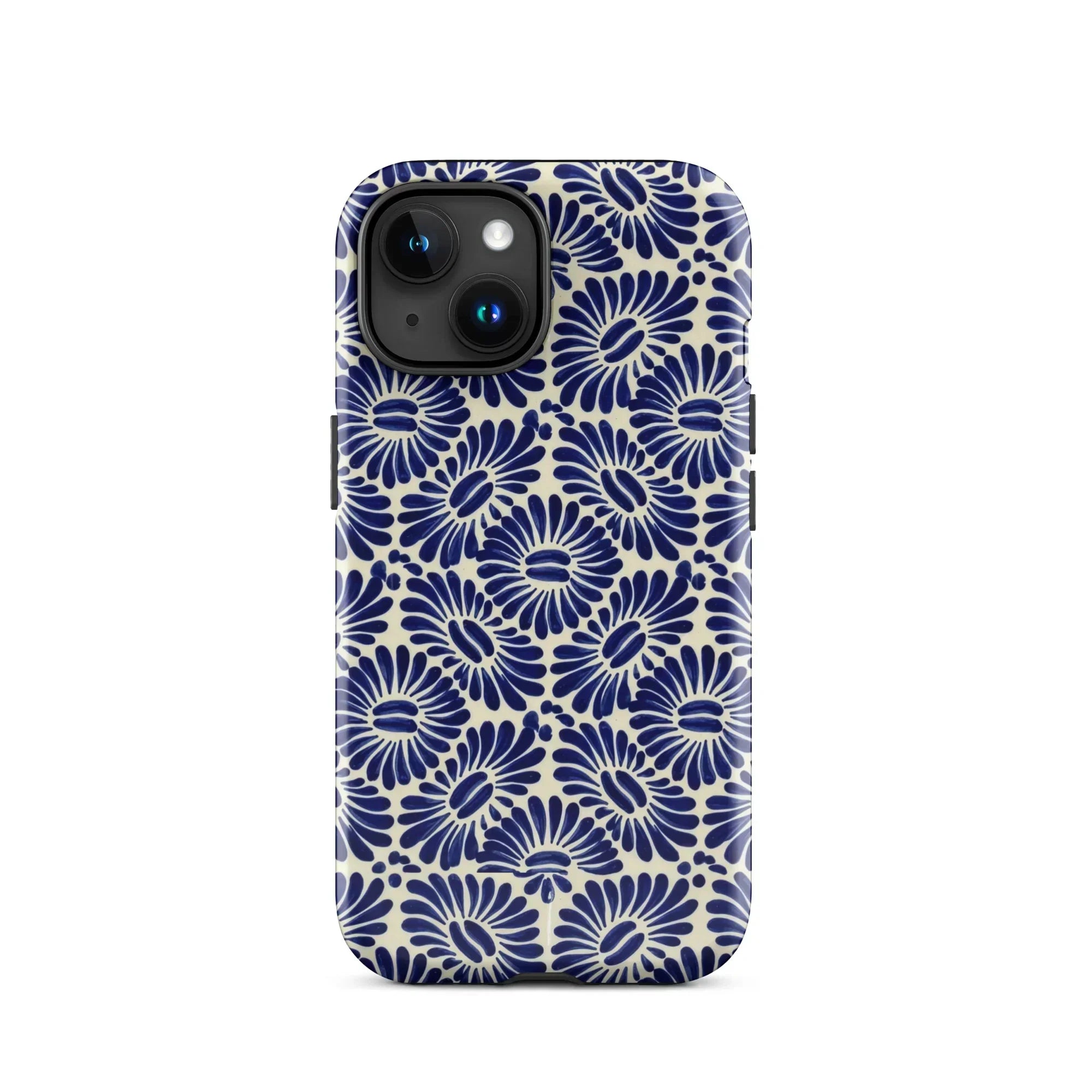 Tlaxcala Talavera Tile MagSafe iPhone Case - The Global Wanderer