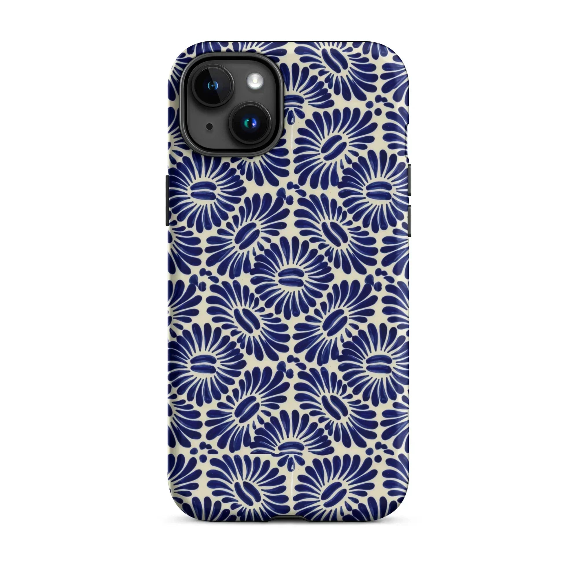 Tlaxcala Talavera Tile MagSafe iPhone Case - The Global Wanderer