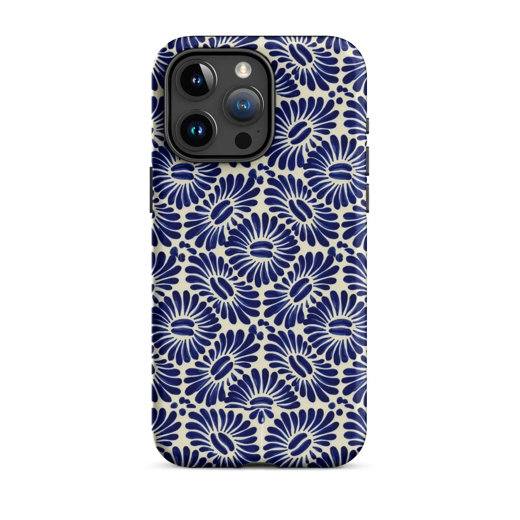 Tlaxcala Talavera Tile MagSafe iPhone Case - The Global Wanderer