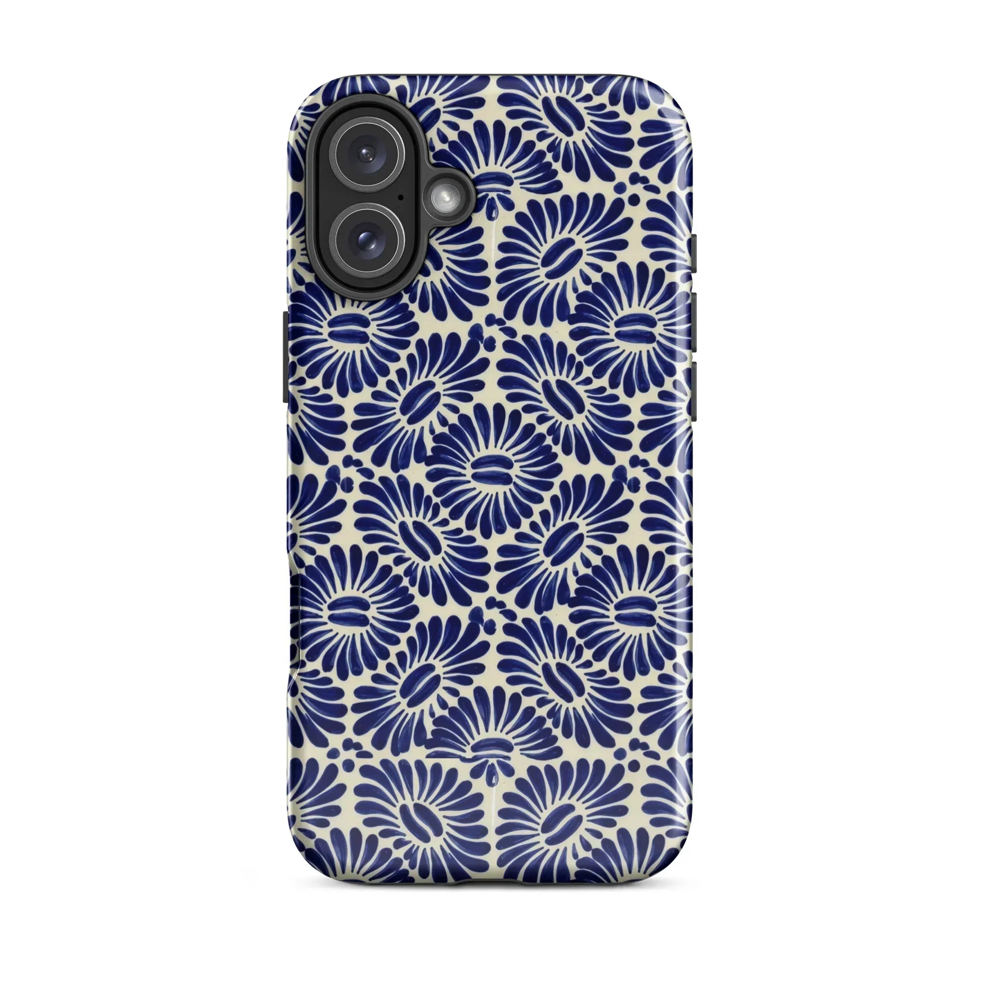 Tlaxcala Talavera Tile MagSafe iPhone Case - The Global Wanderer