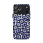 Tlaxcala Talavera Tile MagSafe iPhone Case - The Global Wanderer