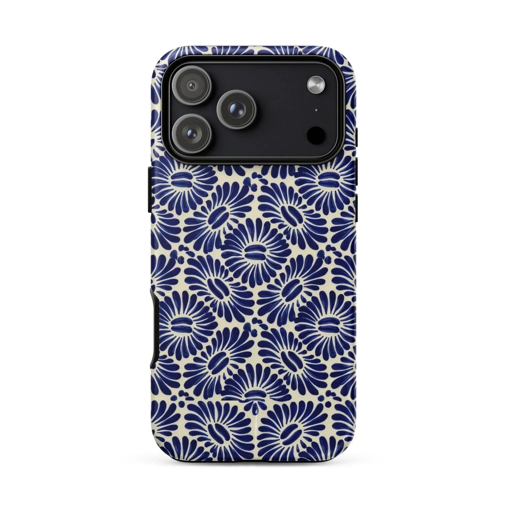 Tlaxcala Talavera Tile MagSafe iPhone Case - The Global Wanderer