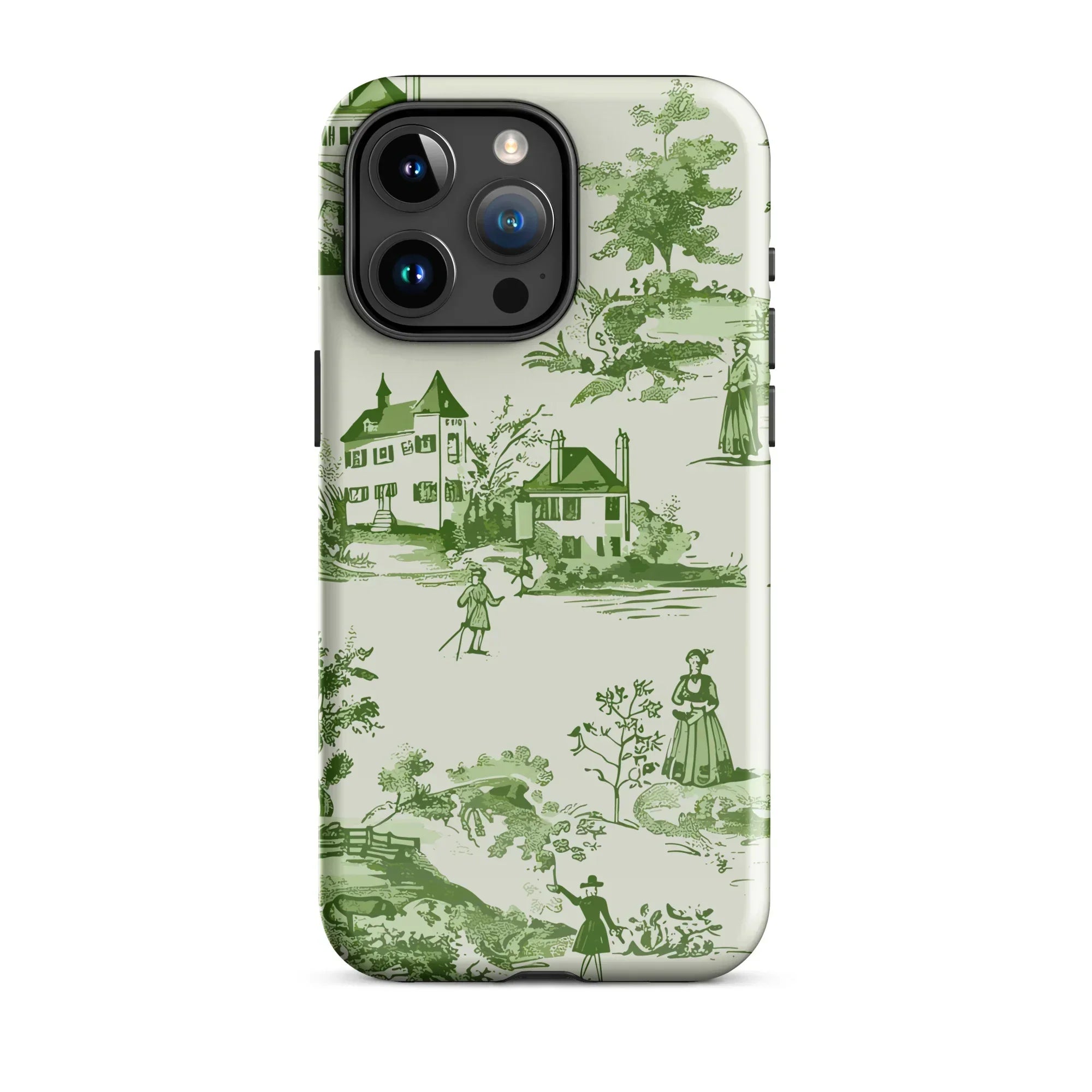 Toile d’Avignon iPhone Case - The Global Wanderer