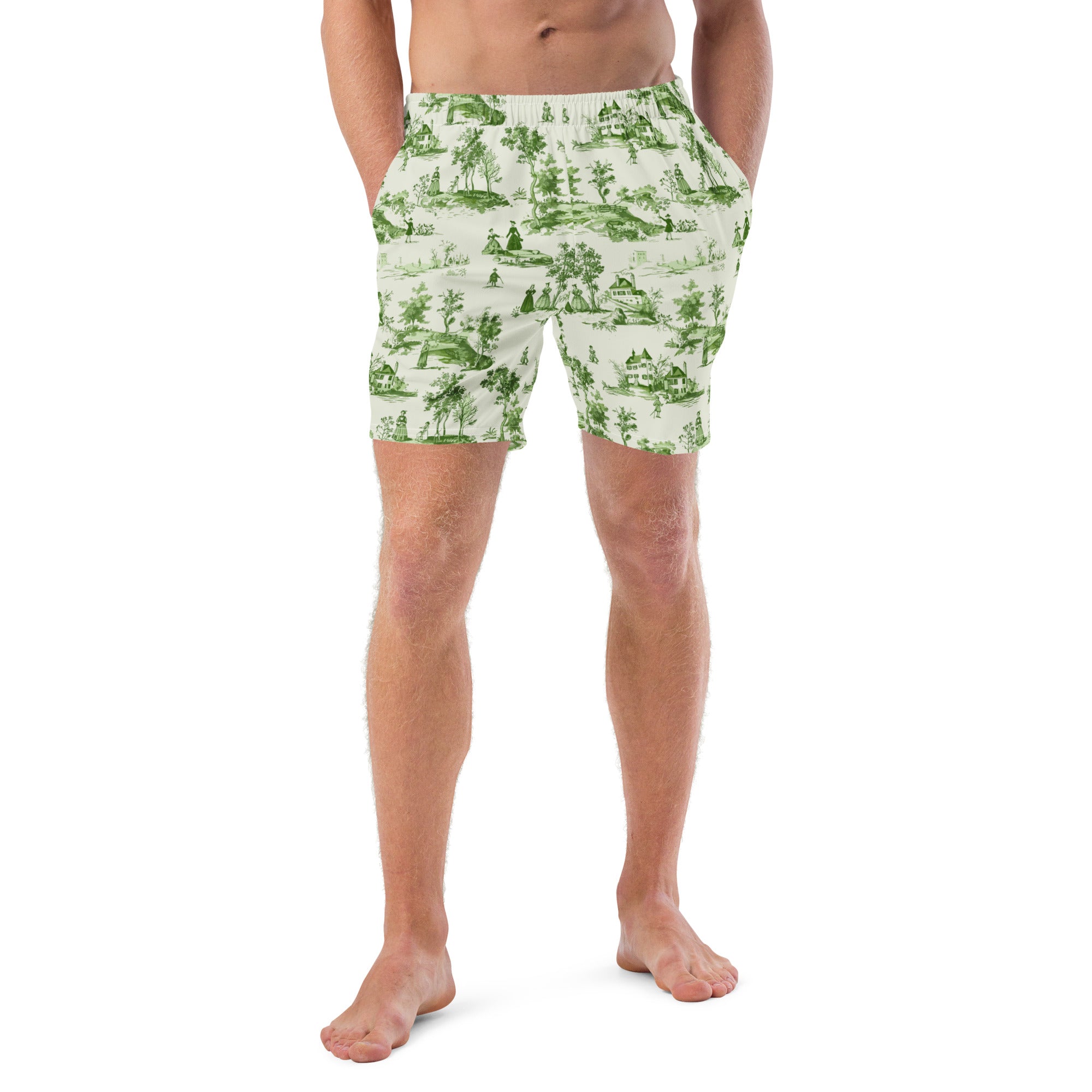 Toile d'Avignon Recycled Swim Trunks - The Global Wanderer