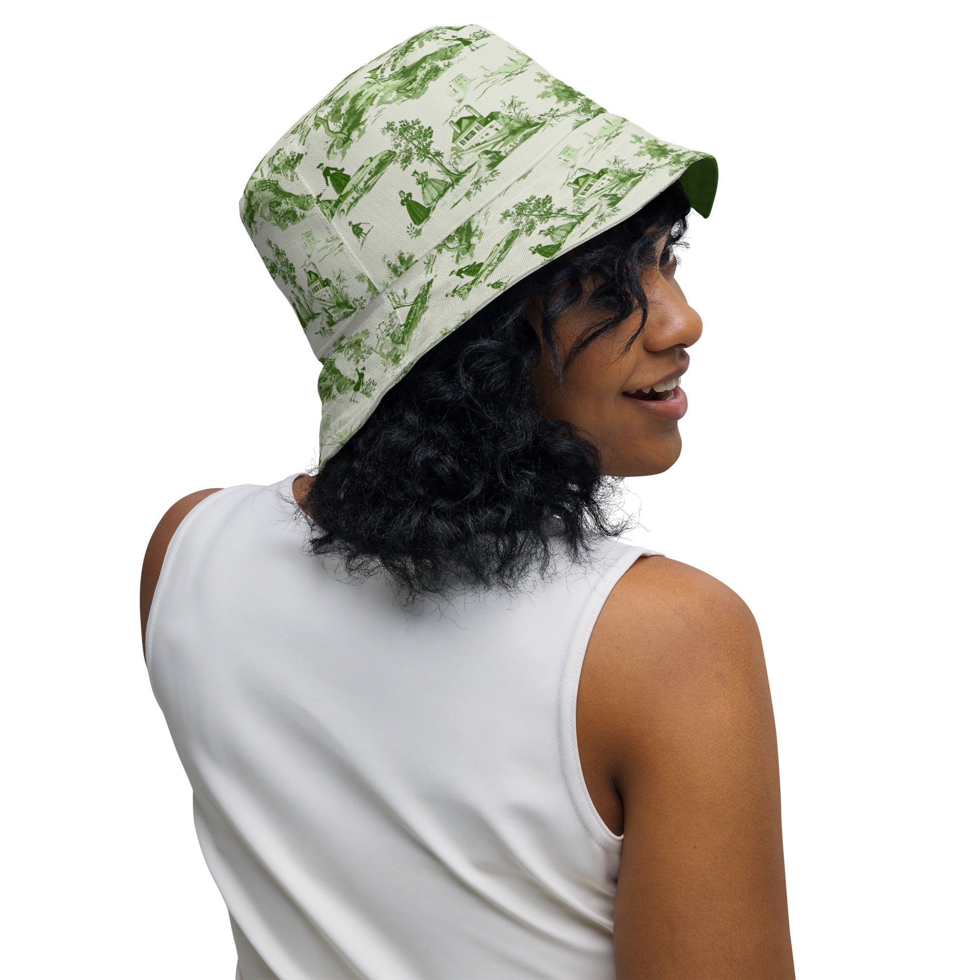 Toile d'Avignon Reversible Bucket Hat - The Global Wanderer