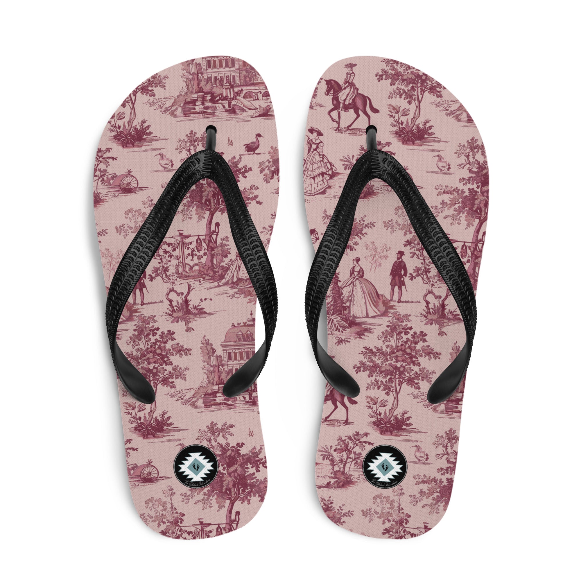 Toile de Paris Flip Flops - The Global Wanderer