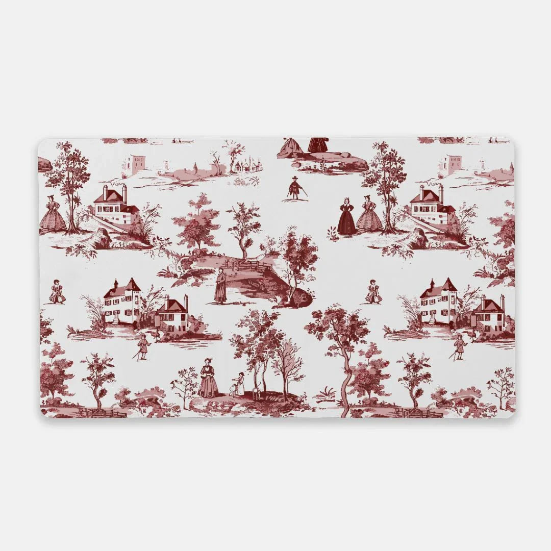 Toile de Rouen Desk Mat - The Global Wanderer